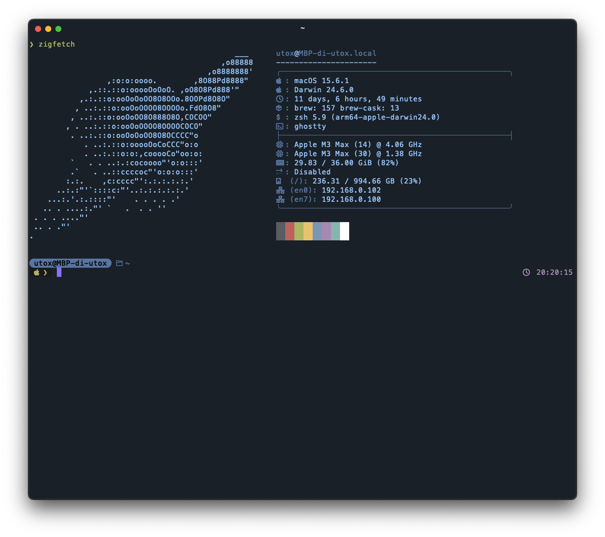 Custom configuration output