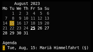 Carl with agenda display