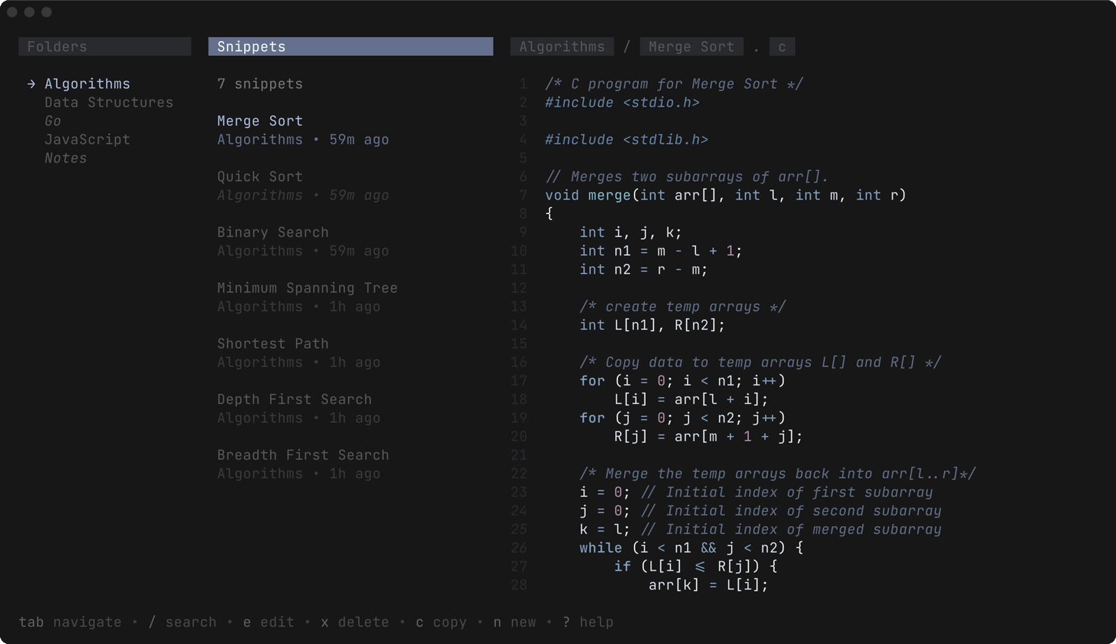 Nap overview demonstration